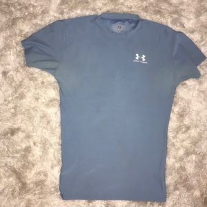 Light blue workout teee